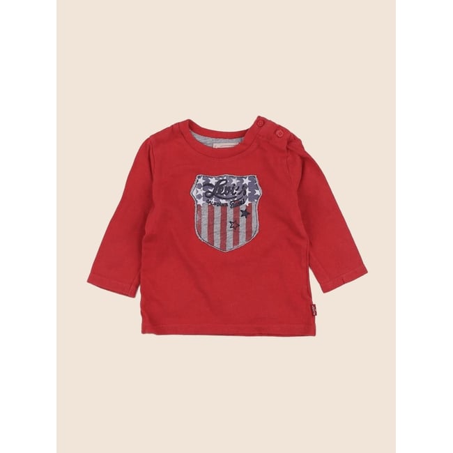 Tee-shirt - Très bon état rouge <span itemprop=