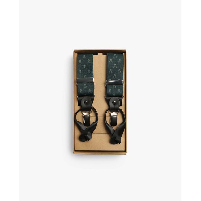 Bretelles motifs khaki <span itemprop=