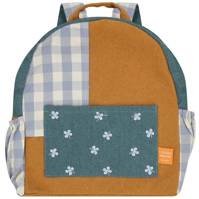 Sac à dos bleu, marron <span itemprop=