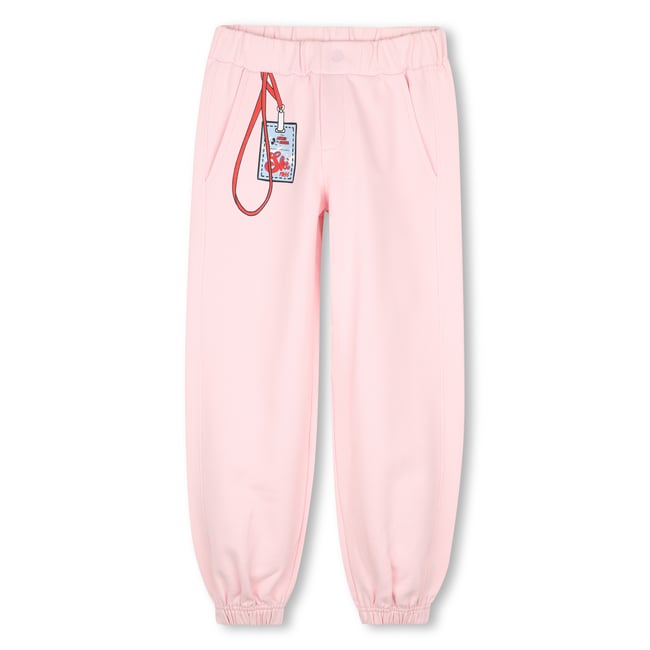 Pantalon de jogging rosee <span itemprop=