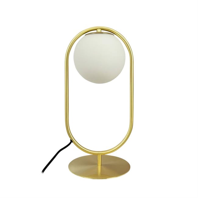 Lampe à poser en Métal brass Reims Couleur brass <span itemprop=