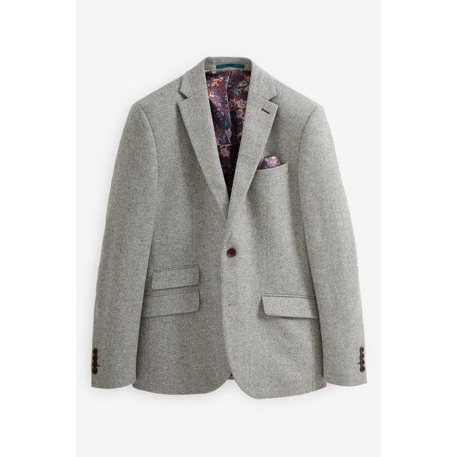 Blazer slim en laine à chevrons nova fides - NEXT