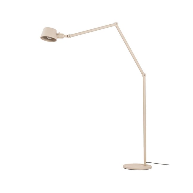 Lampadaire en métal moderne, Silka Couleur beige <span itemprop=