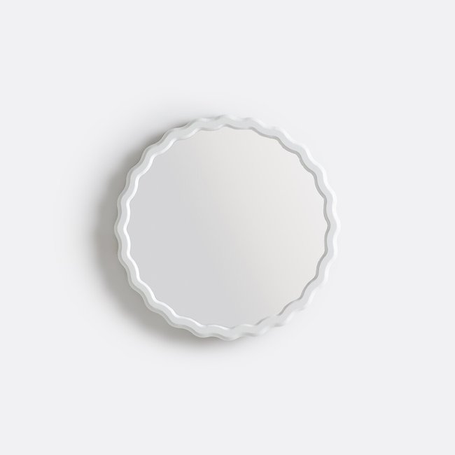 Nadima 35cm Diameter Wavy Mirror, white, LA REDOUTE INTERIEURS