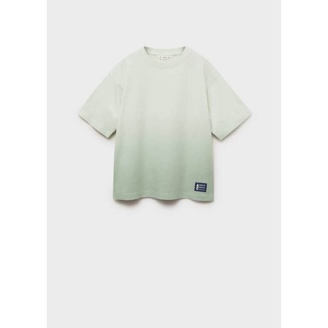 T-shirt tie-dye vert pastel <span itemprop=