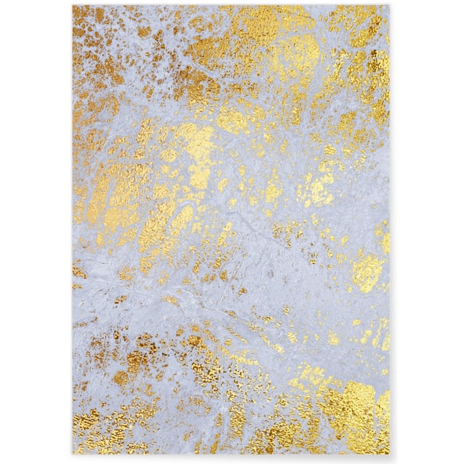 Affiche Gold Background 3 Couleur blanc <span itemprop=