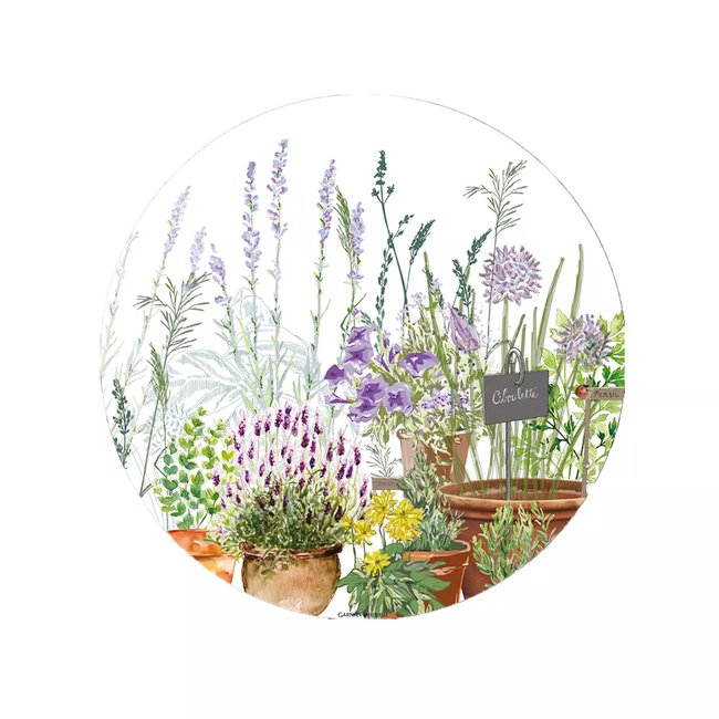 Set vinyle JARDIN AROMATIQUE provence <span itemprop=