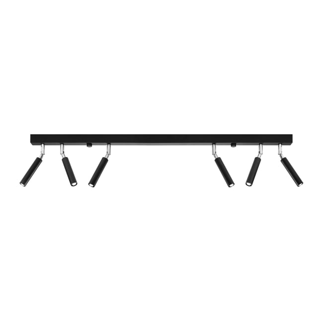 Plafonnier Aluminium Noir G9 6 Eyetech Couleur noir <span itemprop=