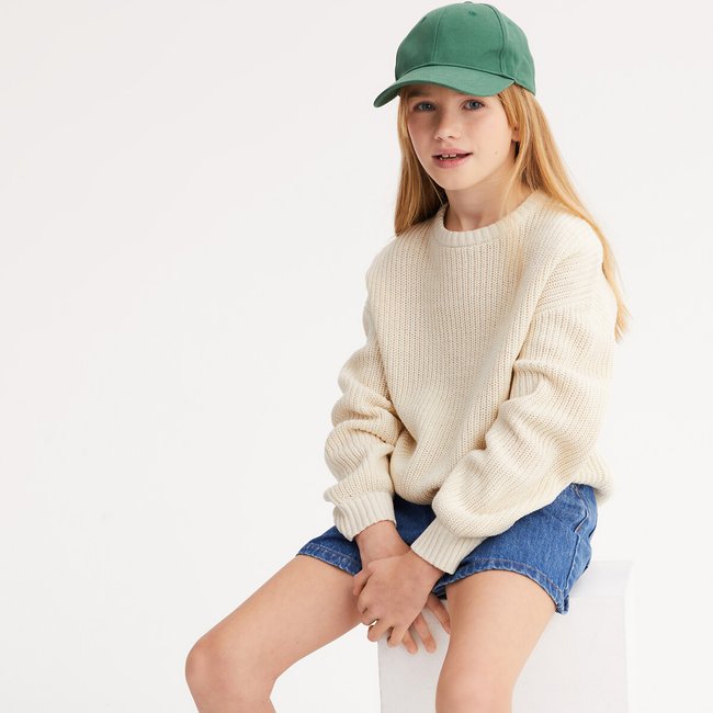 Pull col rond en grosse maille - LA REDOUTE COLLECTIONS