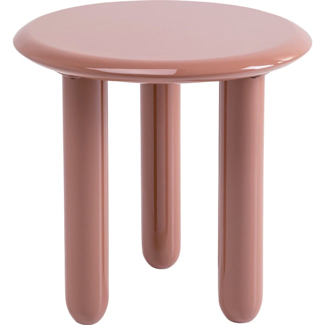 Table d'appoint ronde, ELIANO Couleur marron <span itemprop=