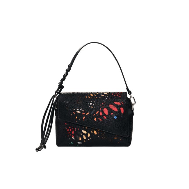 Sac ajouré moyen noir <span itemprop=