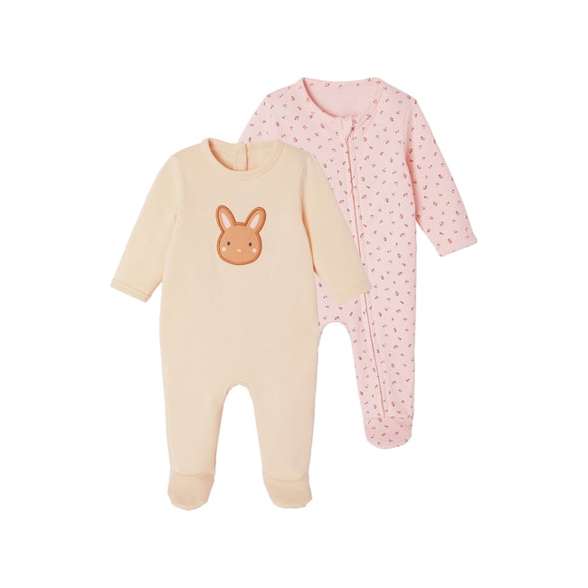 Lot de 2 dors-bien écru <span itemprop=