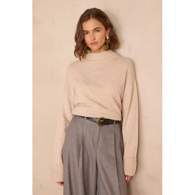 Pull col montant BEN en laine - Maison 123