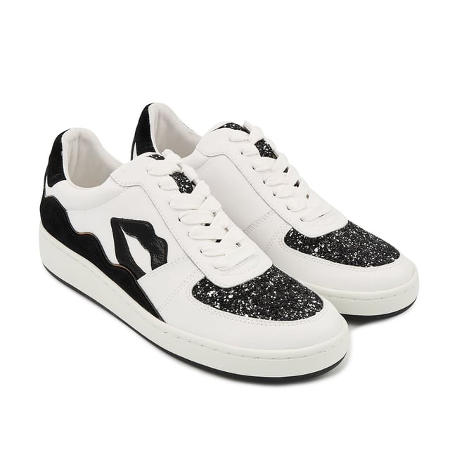 Baskets En Cuir Loulou  Glitter v002228 <span itemprop=