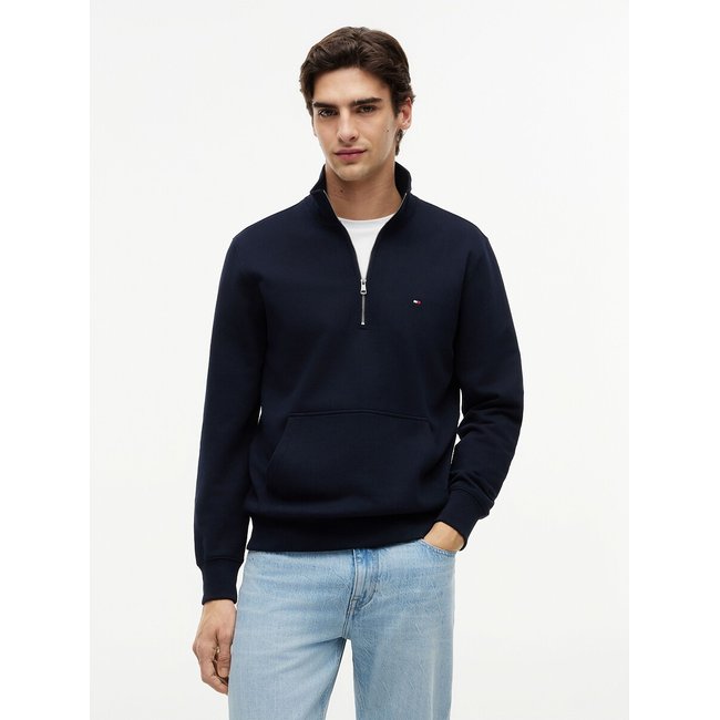 Half Zip Sweatshirt, navy blue, TOMMY HILFIGER