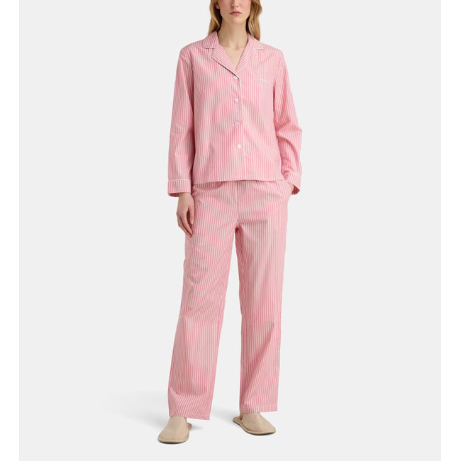 Pyjama bero pyj 2 en coton bio rayé rose <span itemprop=
