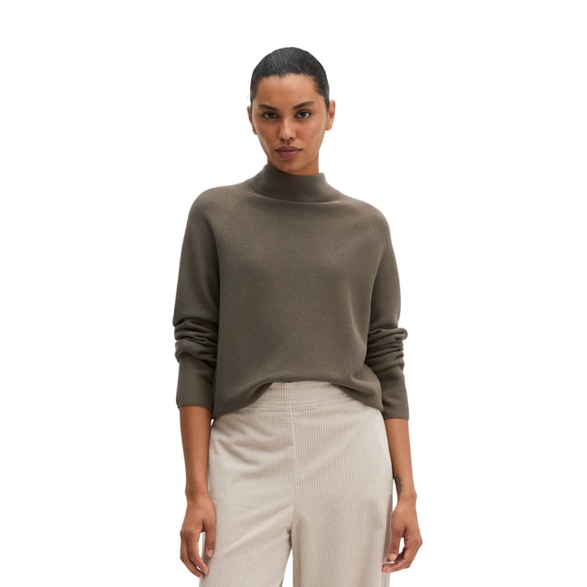 Pull-over seamless relaxed en coton bio doux - MARC O'POLO