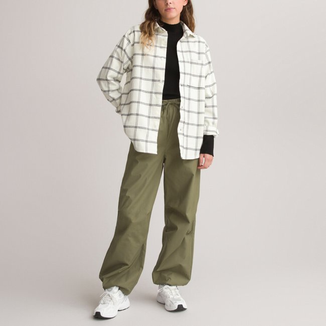 Camicia oversize a quadri a quadri LA REDOUTE COLLECTIONS