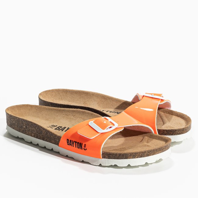 Sandales ZEPHYR pour femme orange <span itemprop=