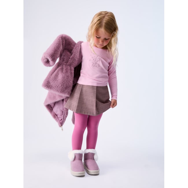 T-shirt en jersey imprimé rose <span itemprop=