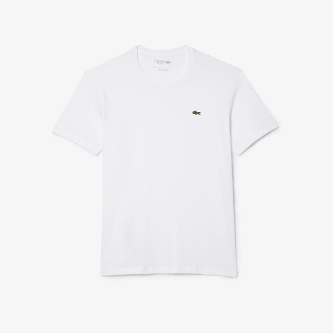T-shirt a maniche corte, scollo rotondo - LACOSTE