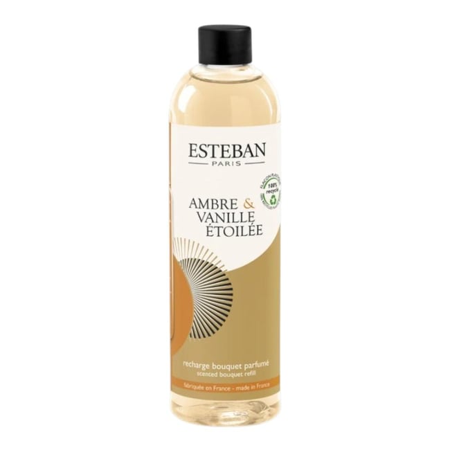 Parfum d'intérieur - Recharge bouquet parfumé Ambre et vanille étoilée 250 ml Couleur transparent <span itemprop=