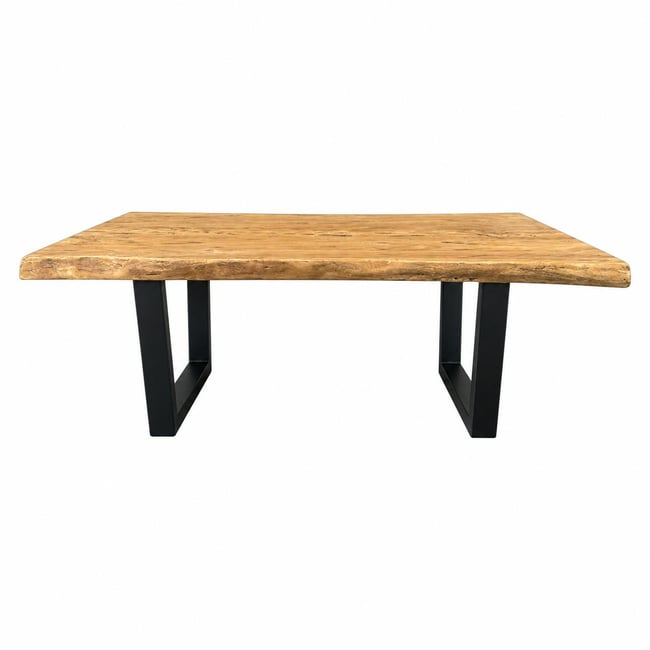 Table basse en bois de teck recyclé TIMOR Couleur bois naturel <span itemprop=