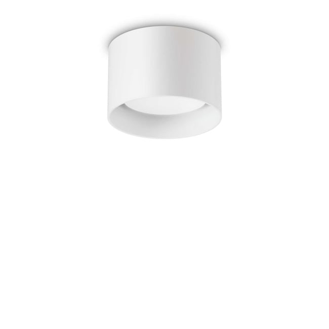 Plafonnier Spot blanc Spike avec ampoule Couleur blanc <span itemprop=