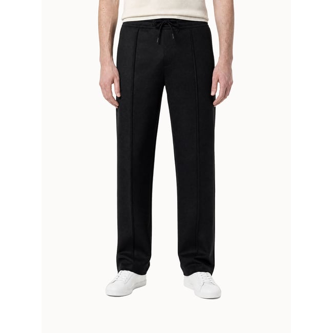 Pantalon droit en double face NOEL black <span itemprop=