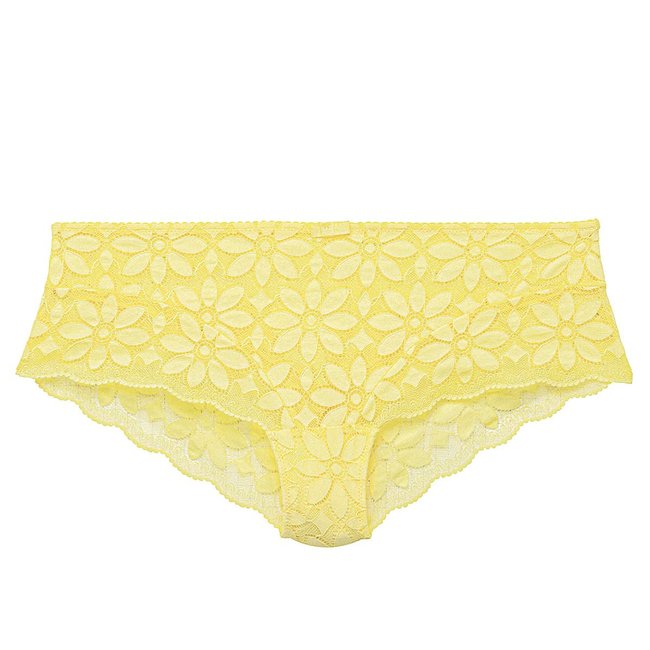 Shorty FLAMANT ROSE jaune <span itemprop=