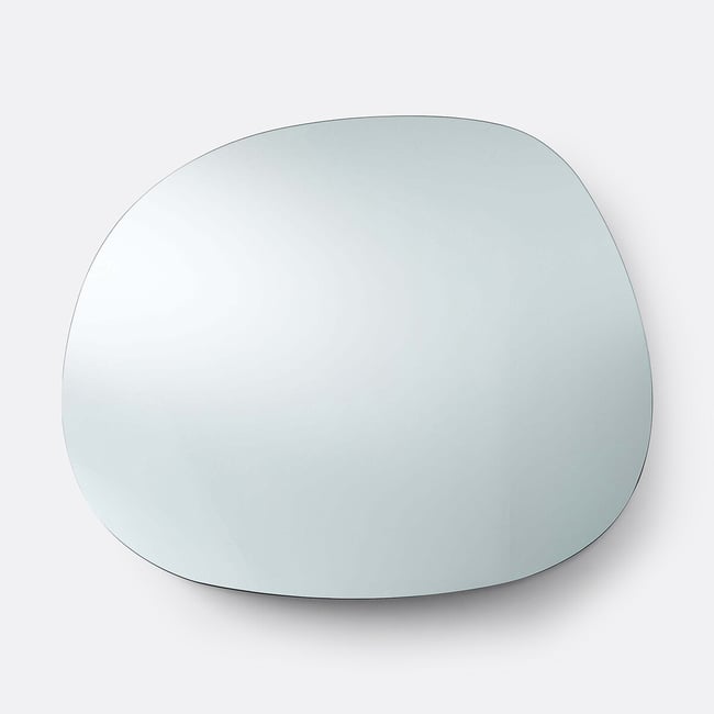 Miroir organique taille XL, Biface Couleur transparent <span itemprop=