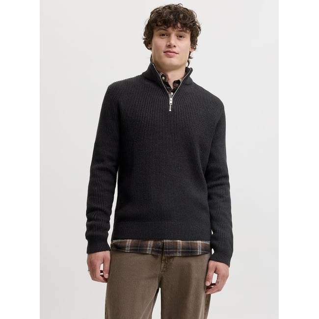 Pull col montant, demi-zippé - JACK & JONES