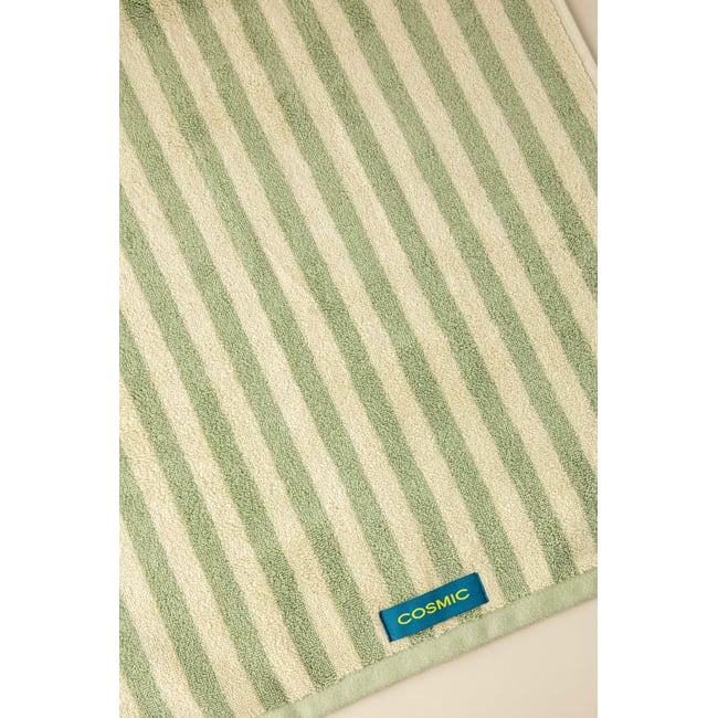 Serviette De Bain 50x90   STRIPES Couleur aqua mint <span itemprop=