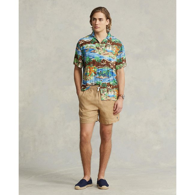 Linen chino shorts sale