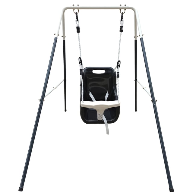 AXI Metal Baby Balancoire avec siege Anthracite cream - AXI HOUSE