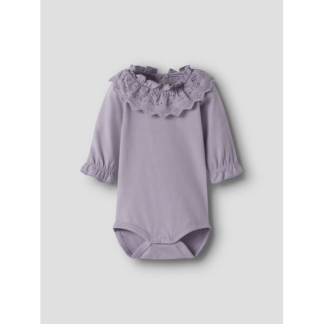 Barboteuse lavender gray <span itemprop=