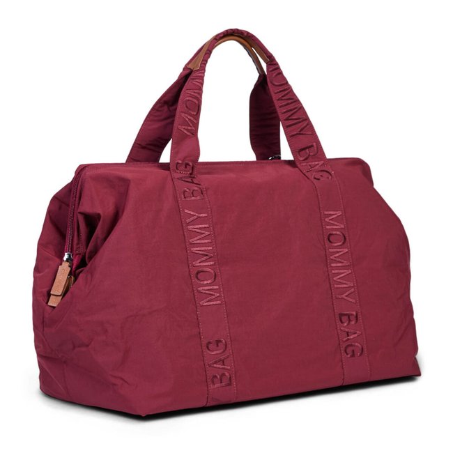 Sac à langer Mommy bag Signature Urban  rouge foncé <span itemprop=