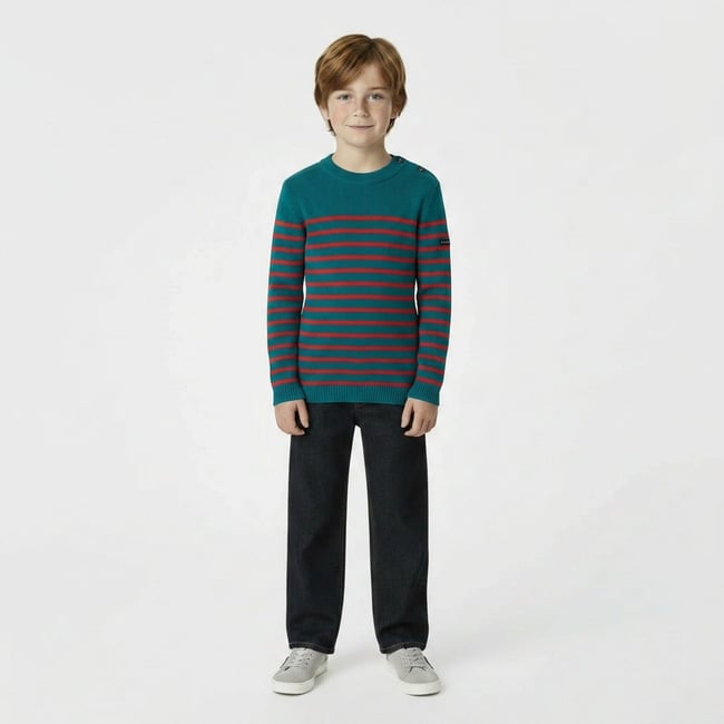 Pull  - Très bon état bleu <span itemprop=
