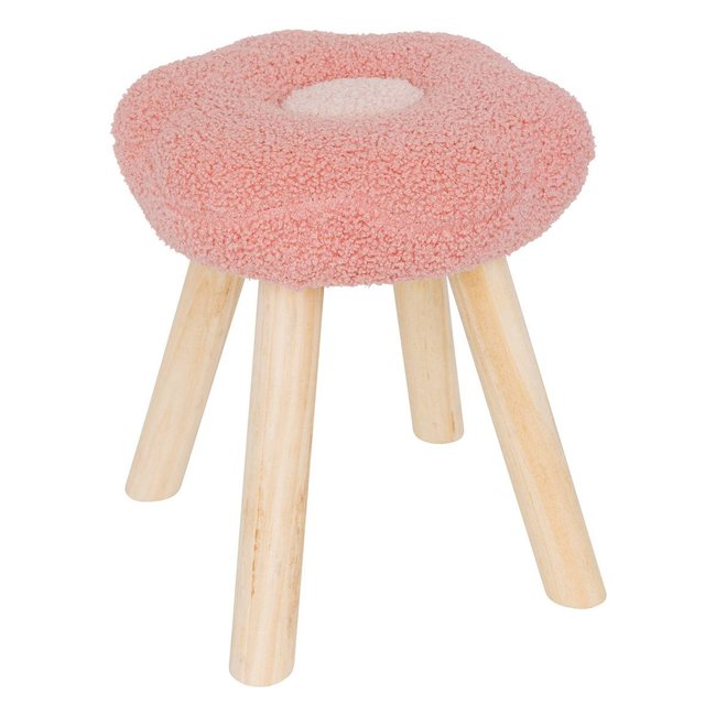 Tabouret enfant ANYA Couleur rose <span itemprop=