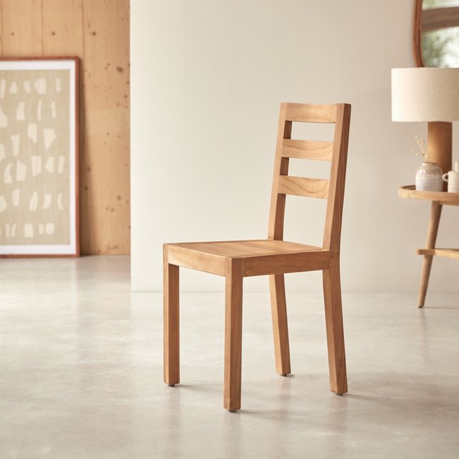 Chaise en teck massif ALTO Couleur naturel <span itemprop=