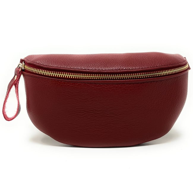 Sac banane en cuir grainé italien LOU-DO - OH MY BAG