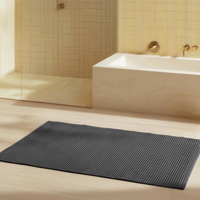 Tapis de bain et descente de lit TRECCIA - SENSEI MAISON