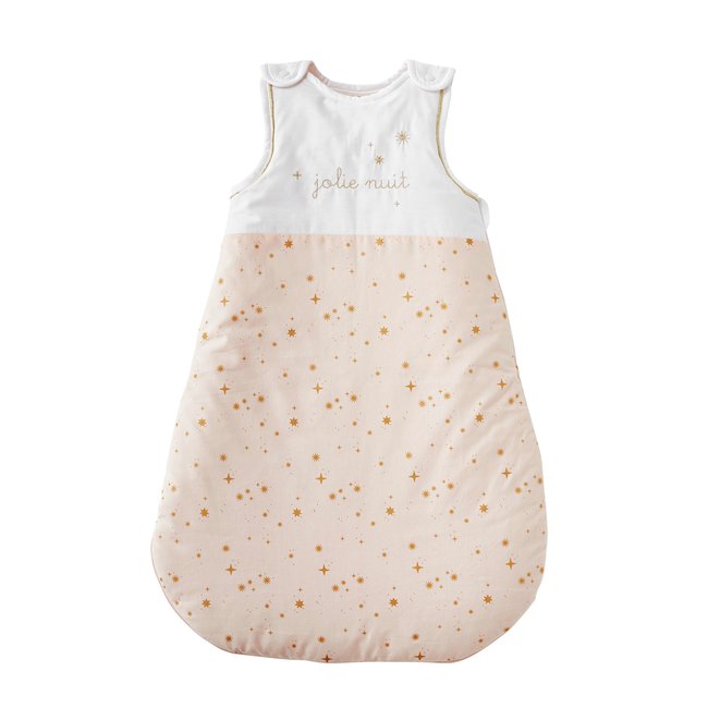 Gigoteuse sans manches JOLIE NUIT nude imprimé <span itemprop=