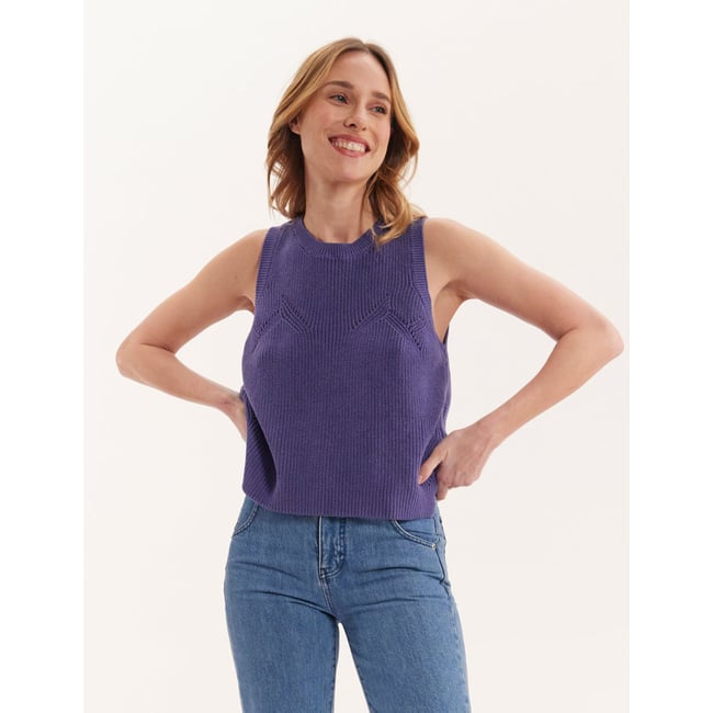 Pull INES DE LA FRESSANGE Taille S En Lin 100% Beige - Neuf Et Très Tendance