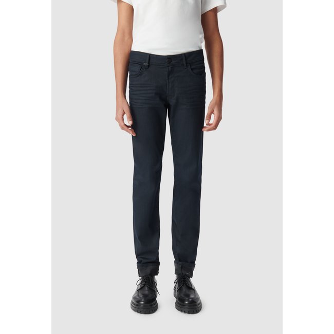 Jean SLIM Denim POWER STRETCH* bleu marine <span itemprop=