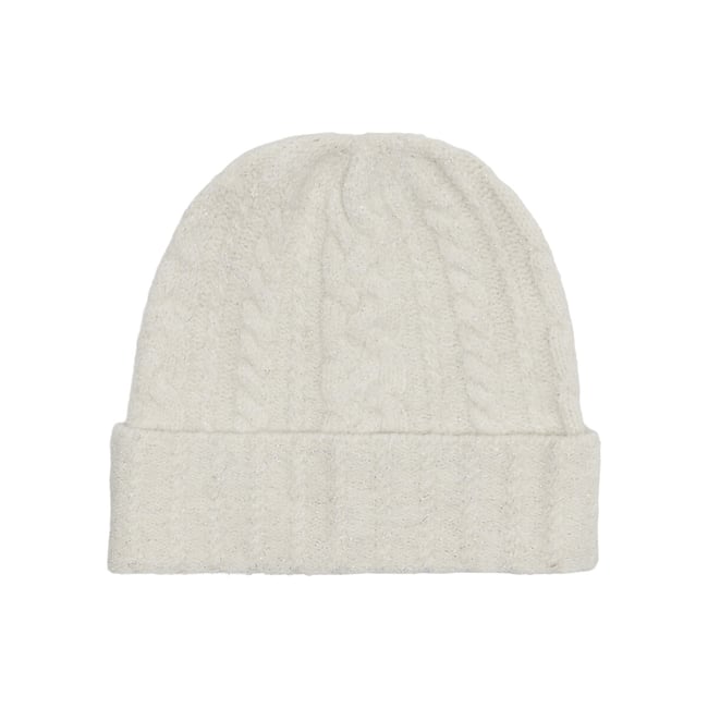 Bonnet  effet côtelé Sally beige <span itemprop=