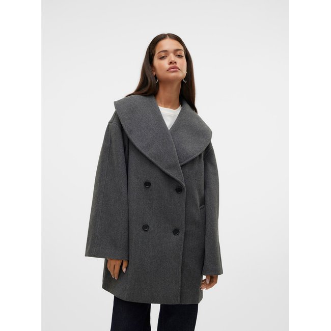 Manteau VERO MODA dark grey melange <span itemprop=