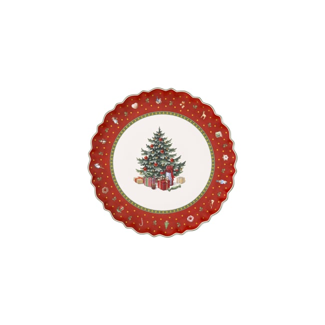 Plat À Gâteau TOY'S DELIGHT Couleur rouge <span itemprop=