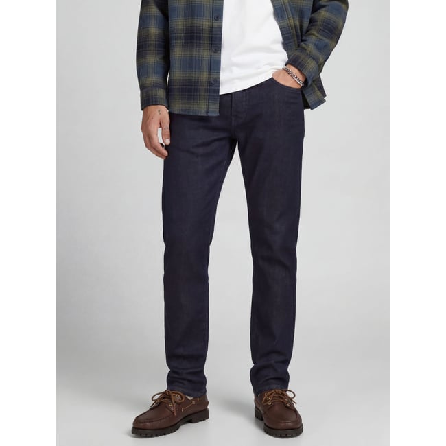 Coupe Regular dark blue denim <span itemprop=