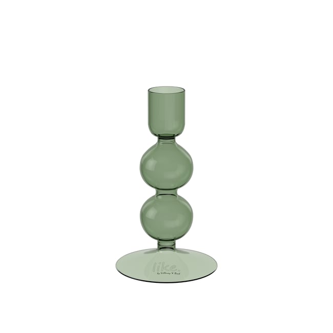 Bougeoir Sage LIKE HOME Couleur vert <span itemprop=